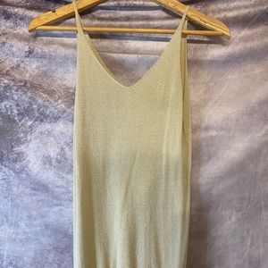 PinkBlush gold flecked tank